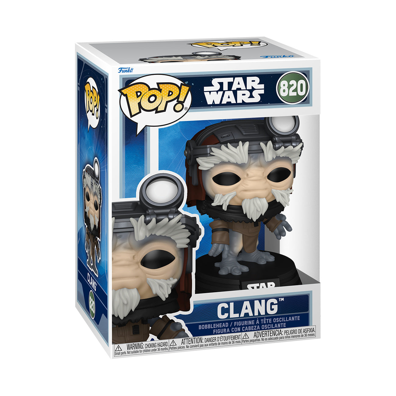 Produktbild Anzellan Funko Pop! vickhuvud-figur – Star Wars The Mandalorian and Grogu