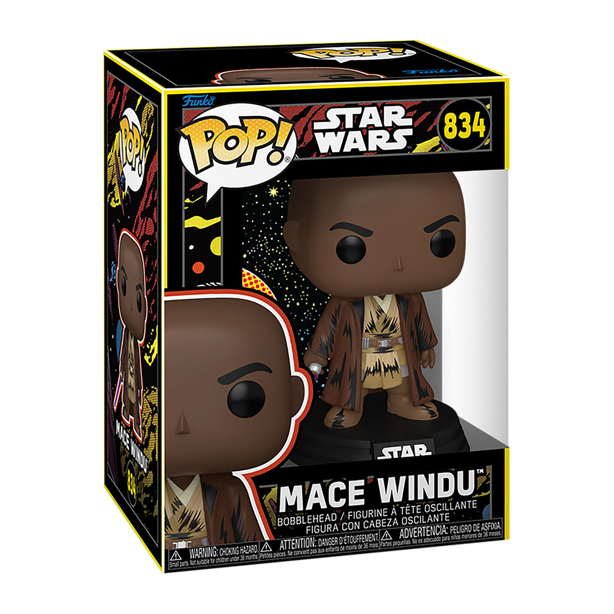 Produktbild Star Wars - Mace Windu Retro Funko Pop bobblehead-figur