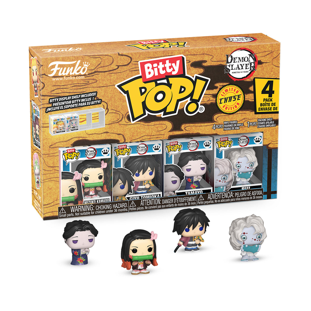 Produktbild Demon Slayer - Funko Bitty Pop 4-pack figurset Serie 2
