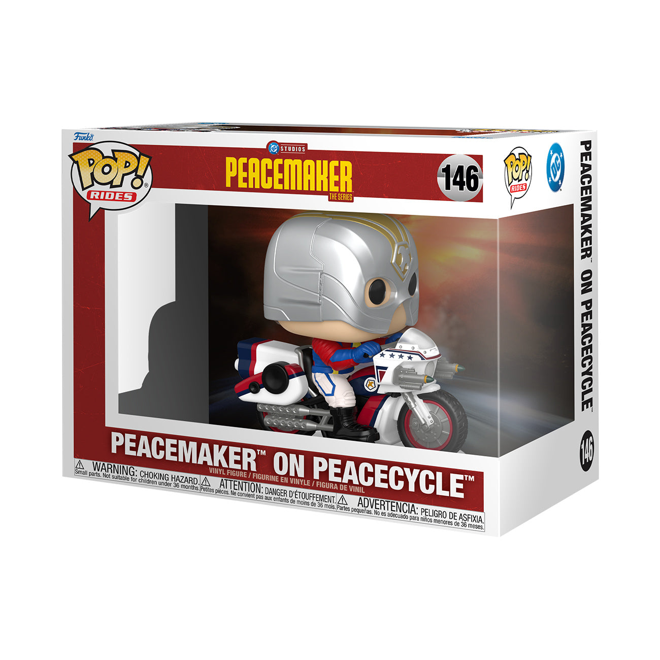Produktbild Peacemaker med Peacecycle Funko Pop-figur - DC Comics
