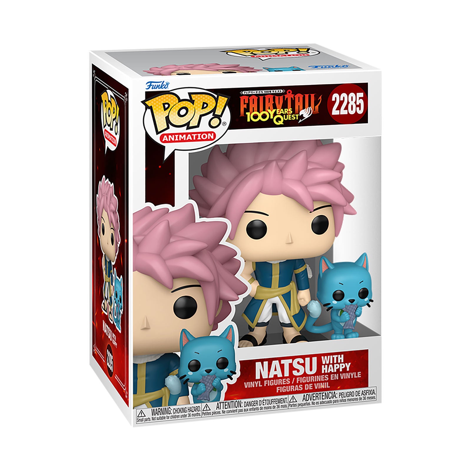 Produktbild Fairy Tail – Natsu med Happy Funko Pop!-figur