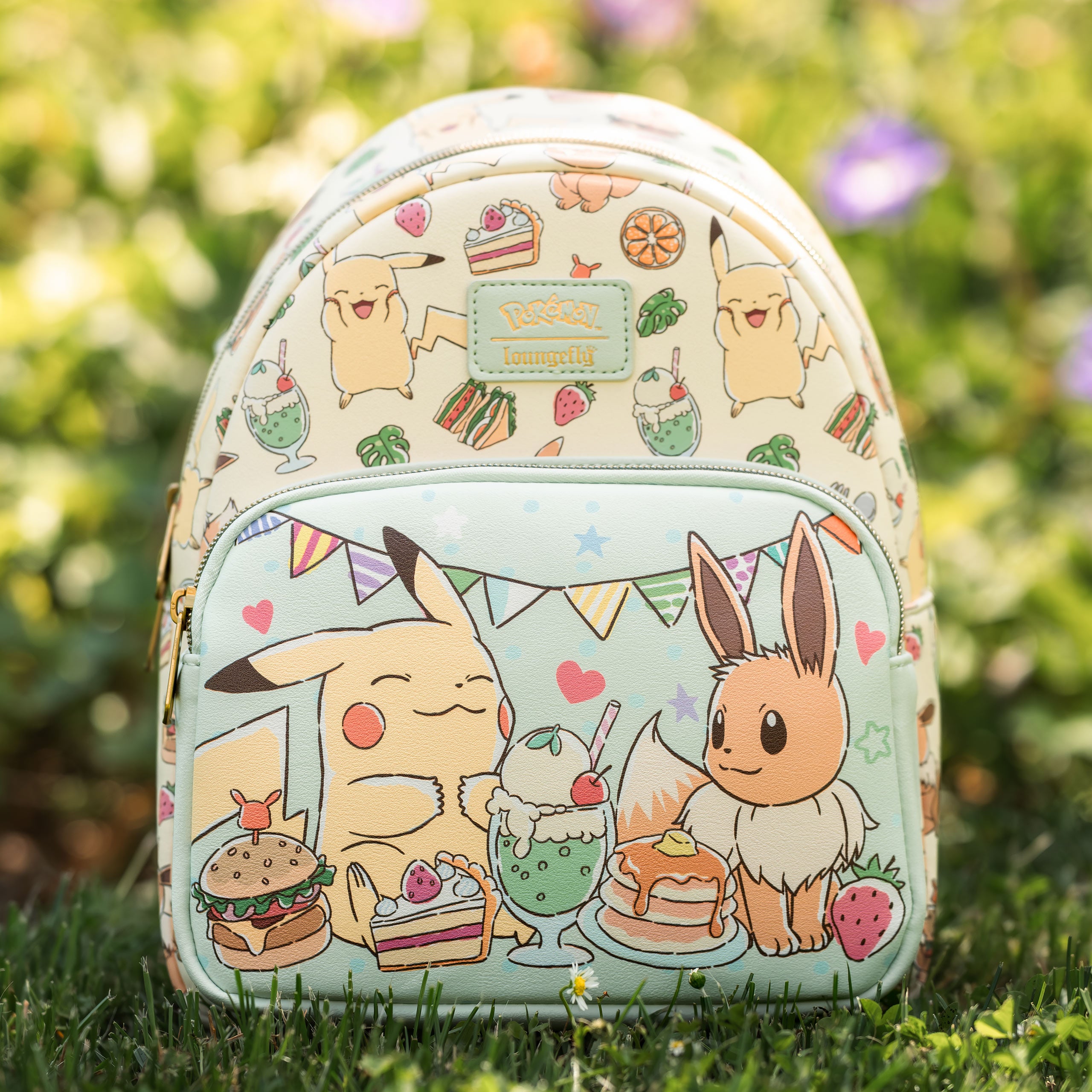 Produktbild Pokémon - Pikachu och Eevee Food Collection Mini-ryggsäck