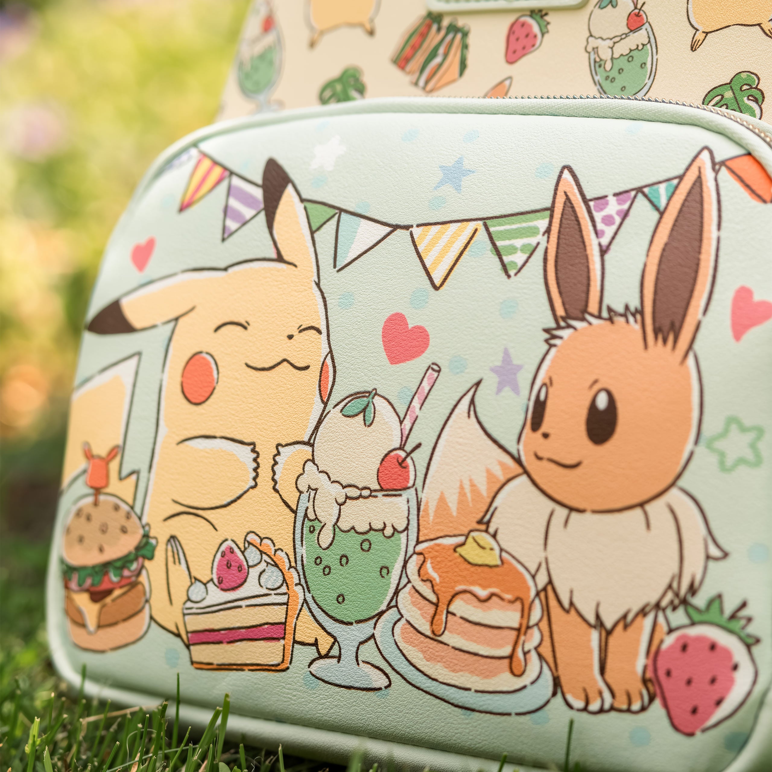 Produktbild Pokémon - Pikachu och Eevee Food Collection Mini-ryggsäck