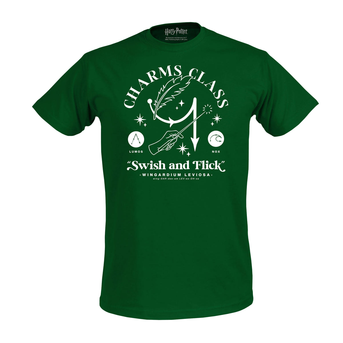 Produktbild Trollkonst Hogwarts T-shirt grön - Harry Potter