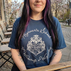 Produktbild Hogwarts-emblem T-shirt blå - Harry Potter