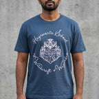 Produktbild Hogwarts-emblem T-shirt blå - Harry Potter