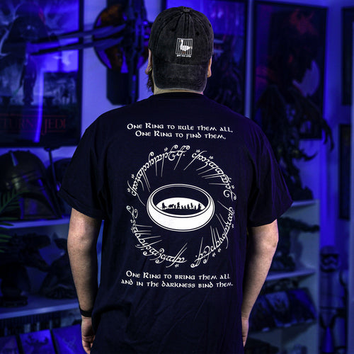 Produktbild Den Enda Ringen T-shirt blå - Sagan om Ringen