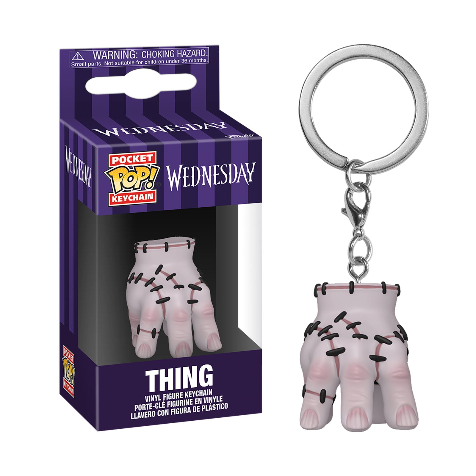 Produktbild Wednesday - Thing Funko Pop nyckelring