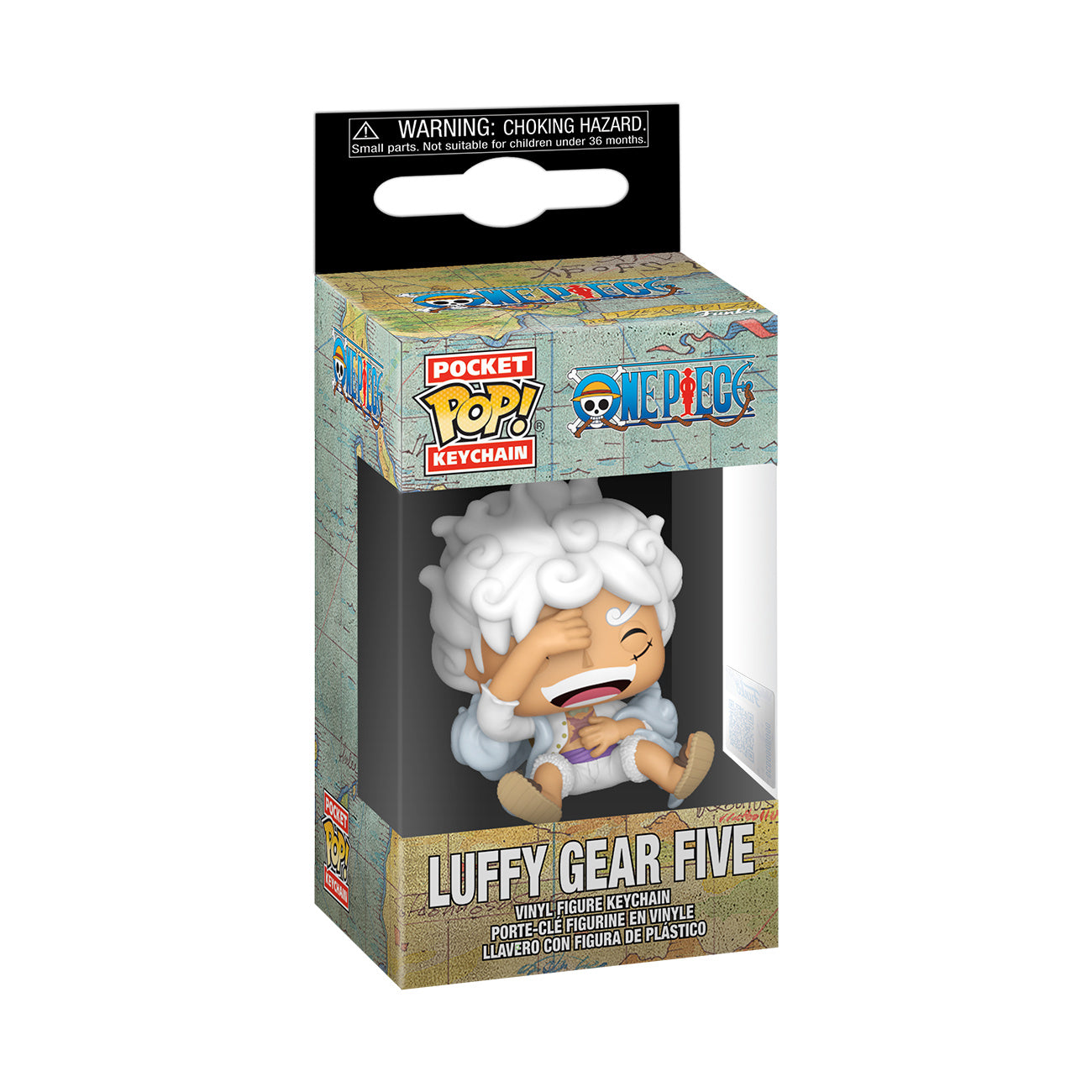 Produktbild One Piece - Monkey D. Luffy Gear 5 Funko Pop Nyckelring