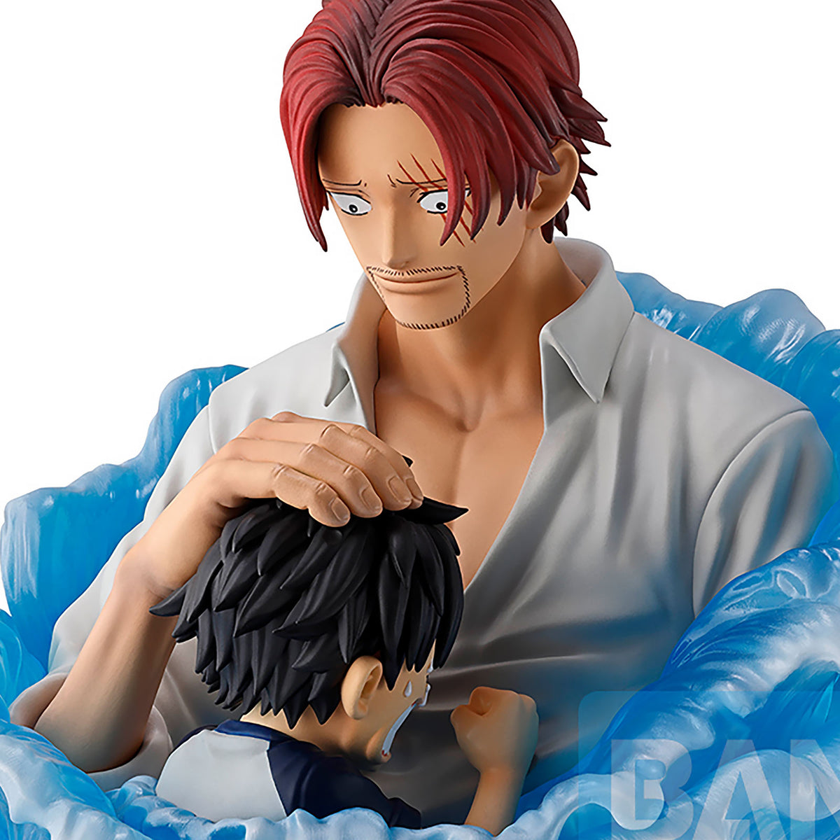 Produktbild One Piece - Shanks och Monkey D. Luffy Ichibansho figureset