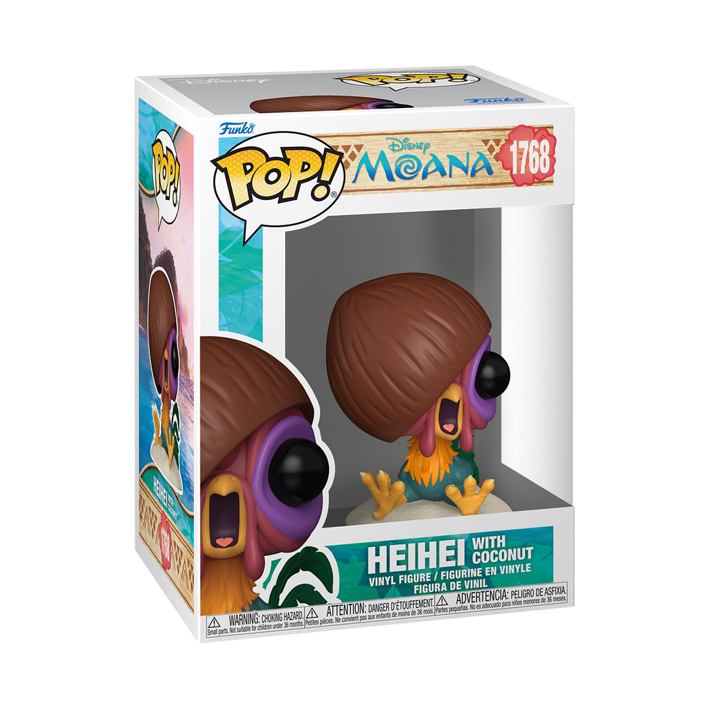 Produktbild Vaiana – Hei Hei med kokosnöt Funko Pop!-figur