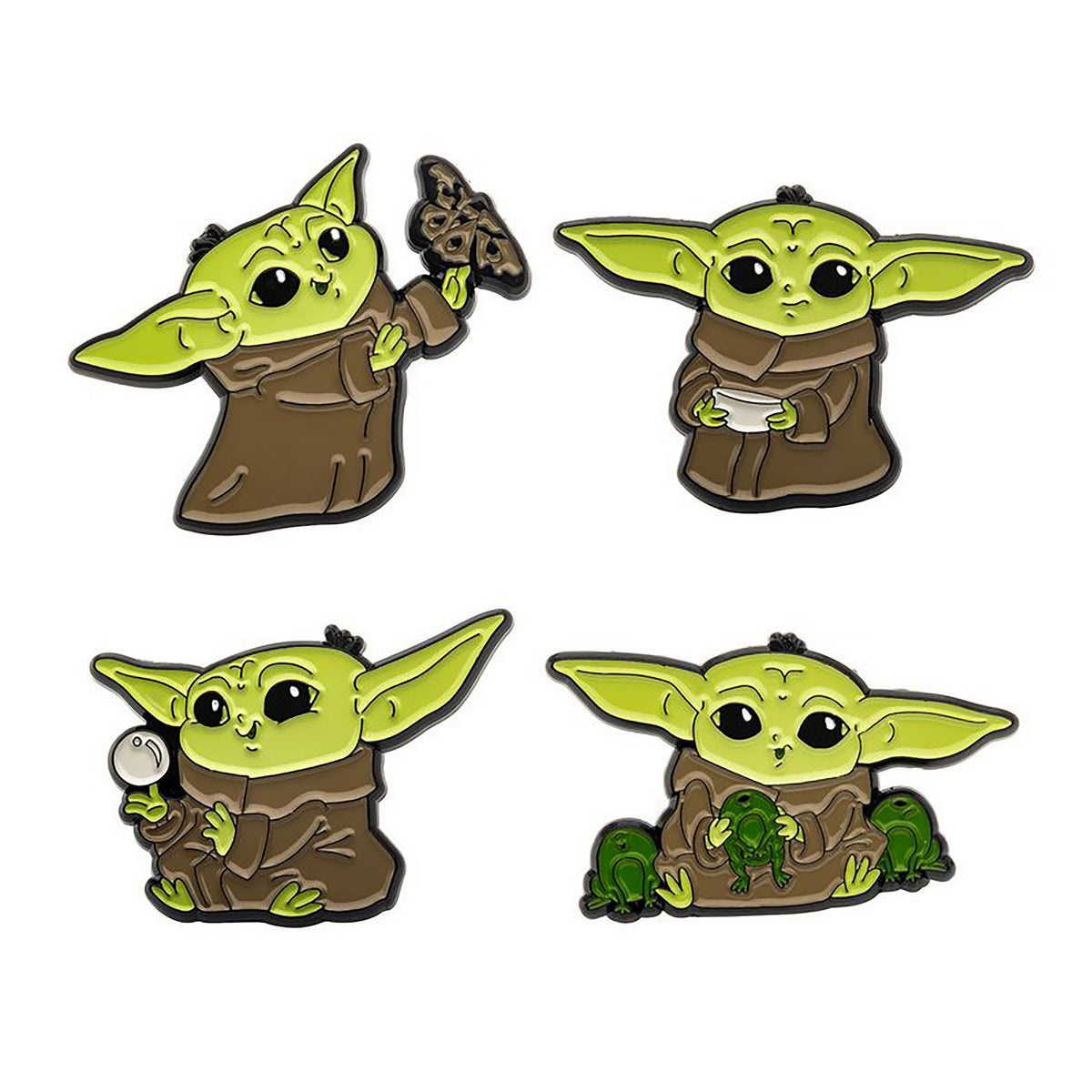 Produktbild Grogu Moods pins-set 4-pack - Star Wars The Mandalorian