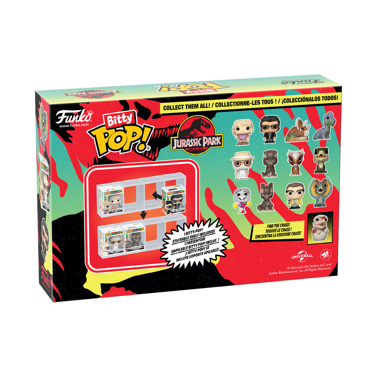 Produktbild Jurassic Park - Funko Bitty Pop Figursats Series 3