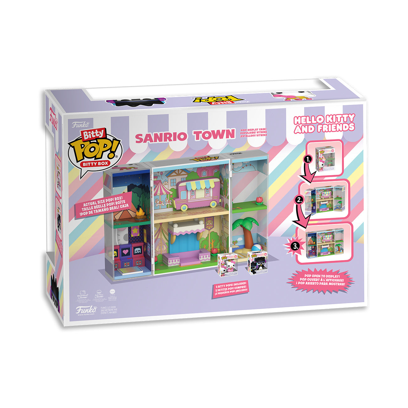 Produktbild Hello Kitty - Sanrio Town Funko Bitty Pop-display med 2 figurer
