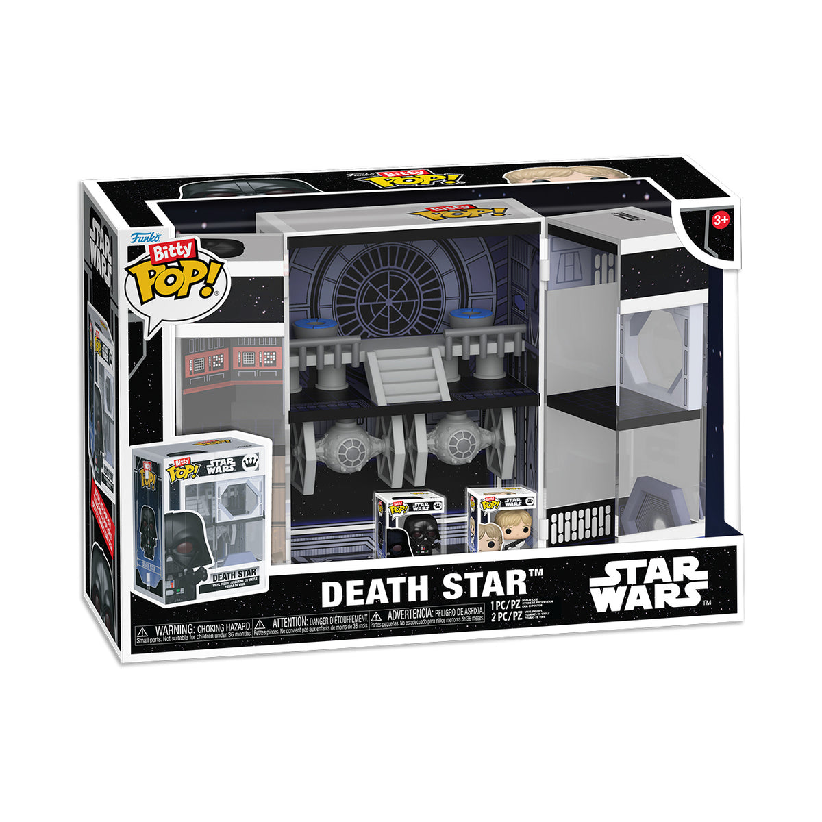 Produktbild Star Wars - Dödsstjärnan Funko Bitty Pop-display med 2 figurer