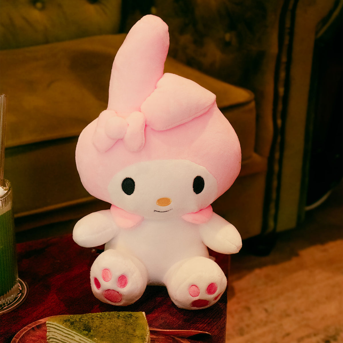 Produktbild Hello Kitty - My Melody plyschfigur i bärpåse