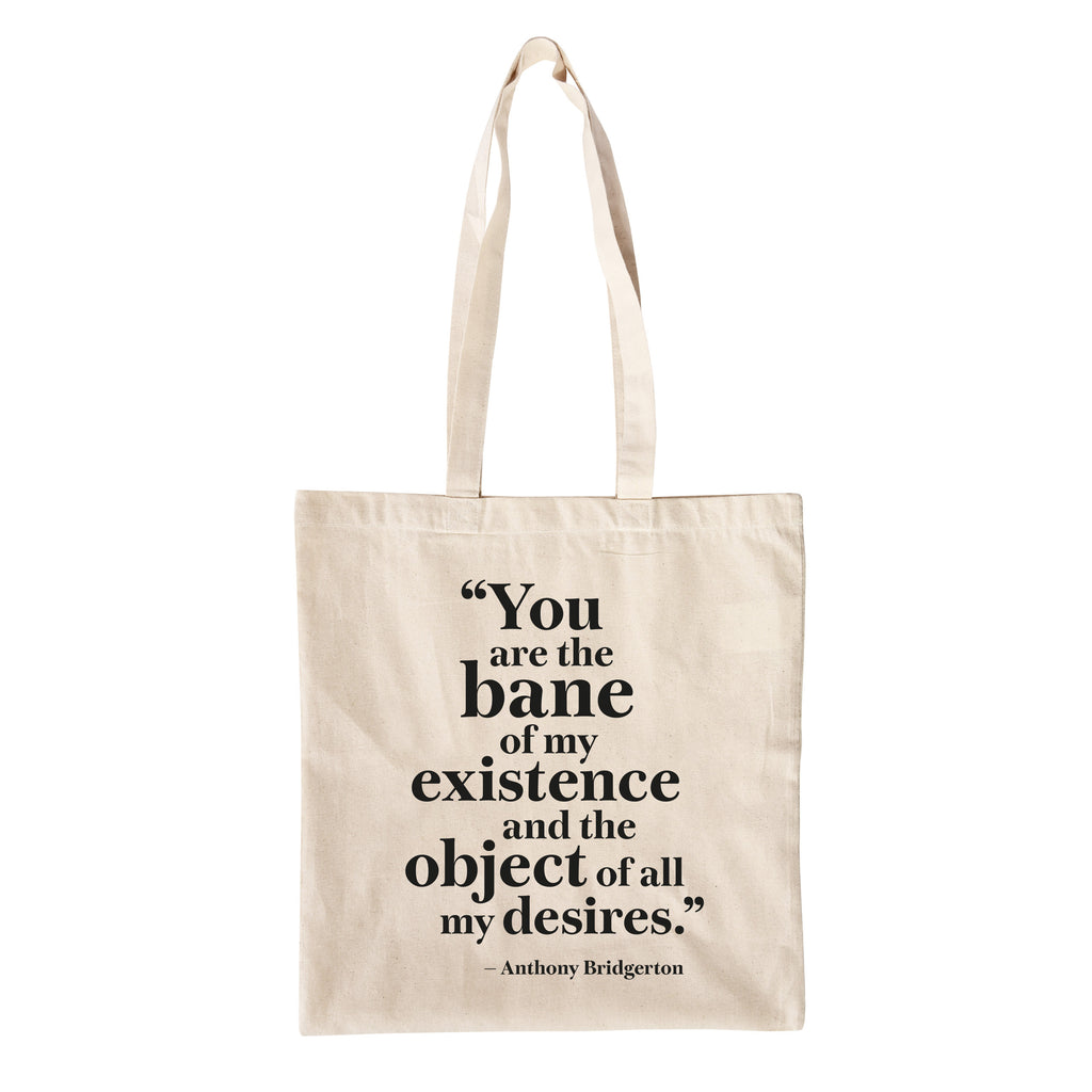Produktbild Bane of my Existence tygkasse för Bridgerton-fans