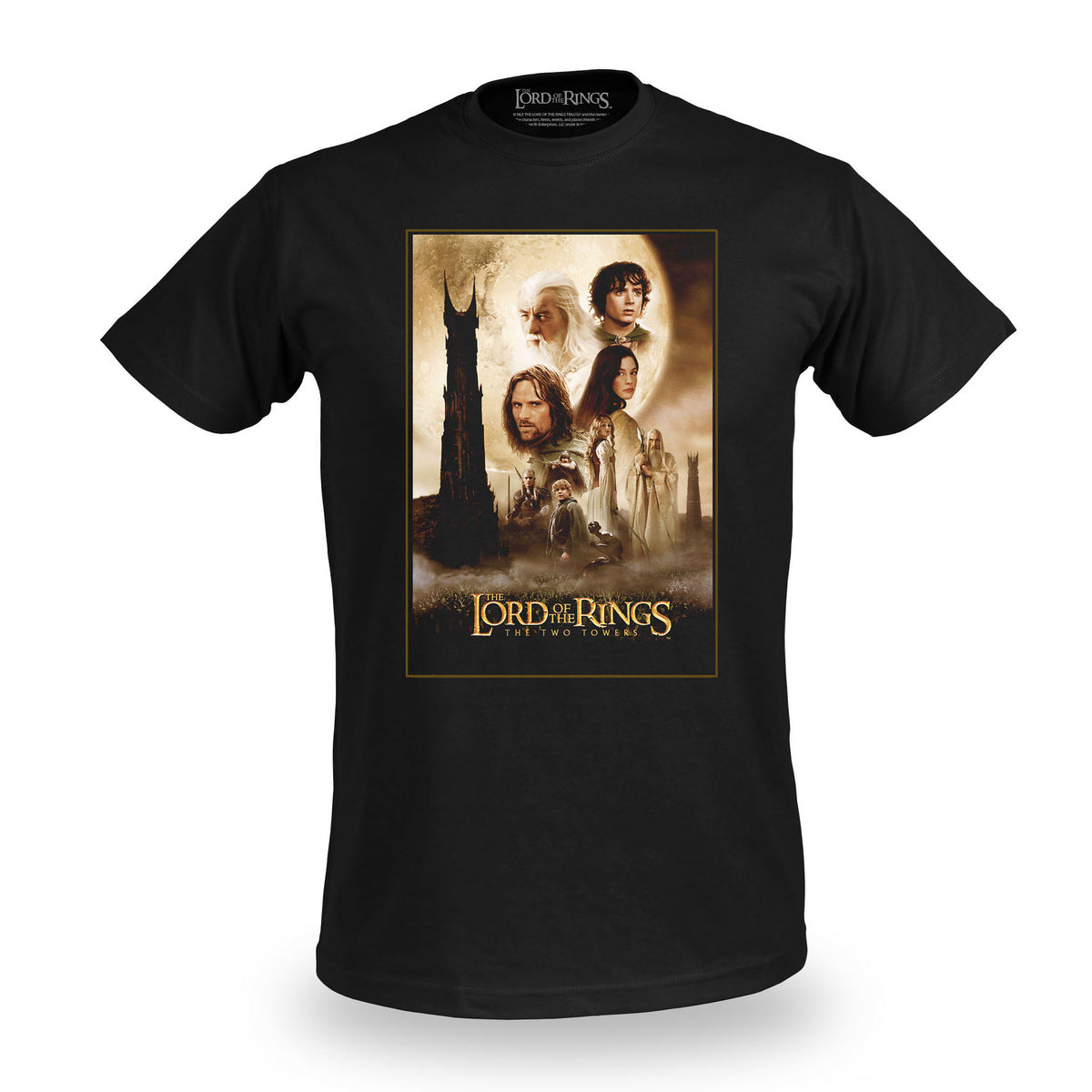 Produktbild De två tornen Poster T-shirt - Sagan om Ringen