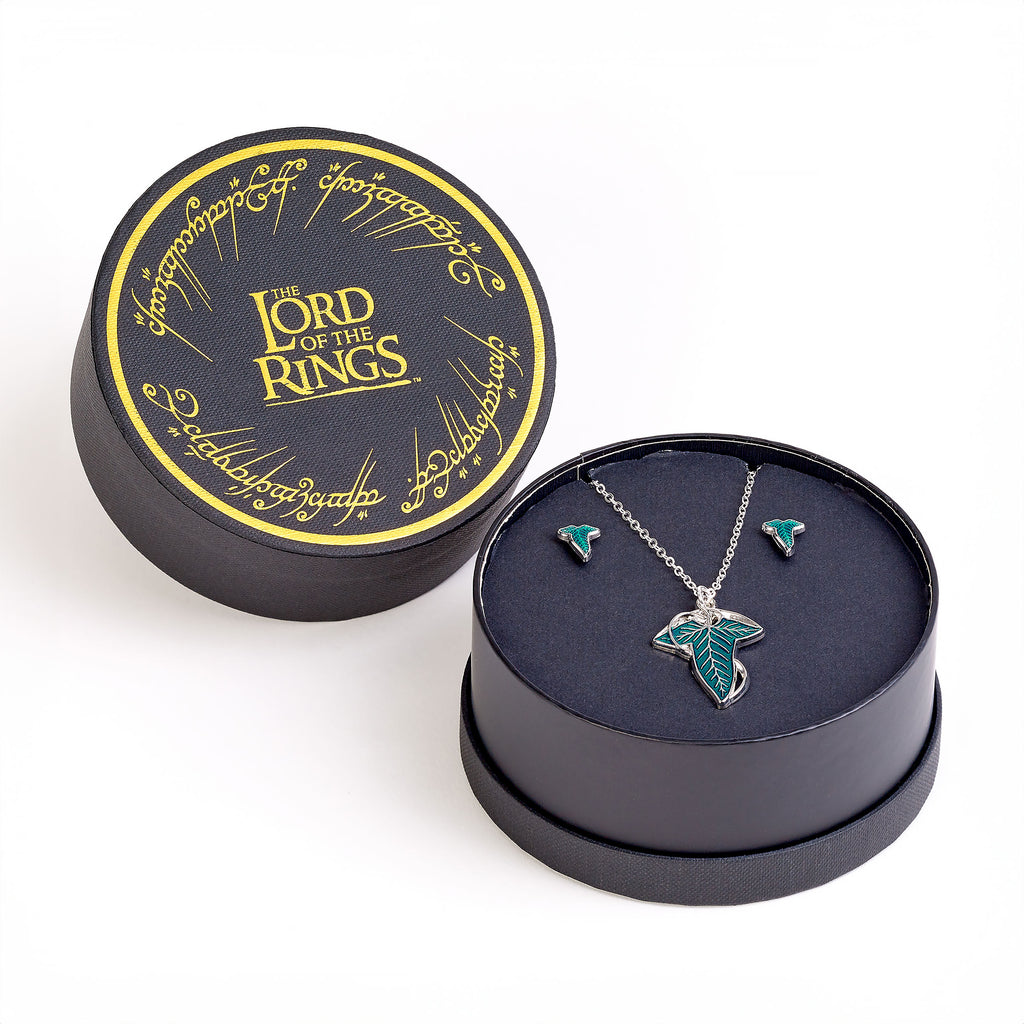 Produktbild Sagan om Ringen – Smyckeset bladbrosch i presentask