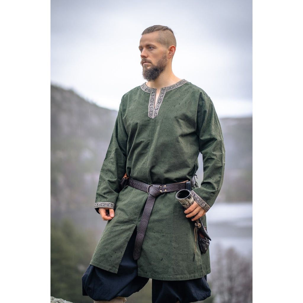 Produktbild Medeltida vikingatunika Aegir grön