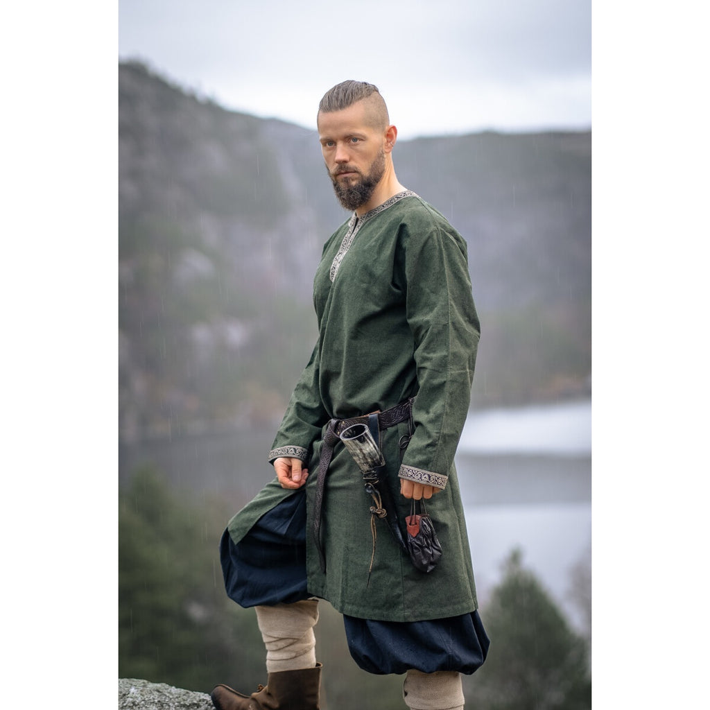 Produktbild Medeltida vikingatunika Aegir grön