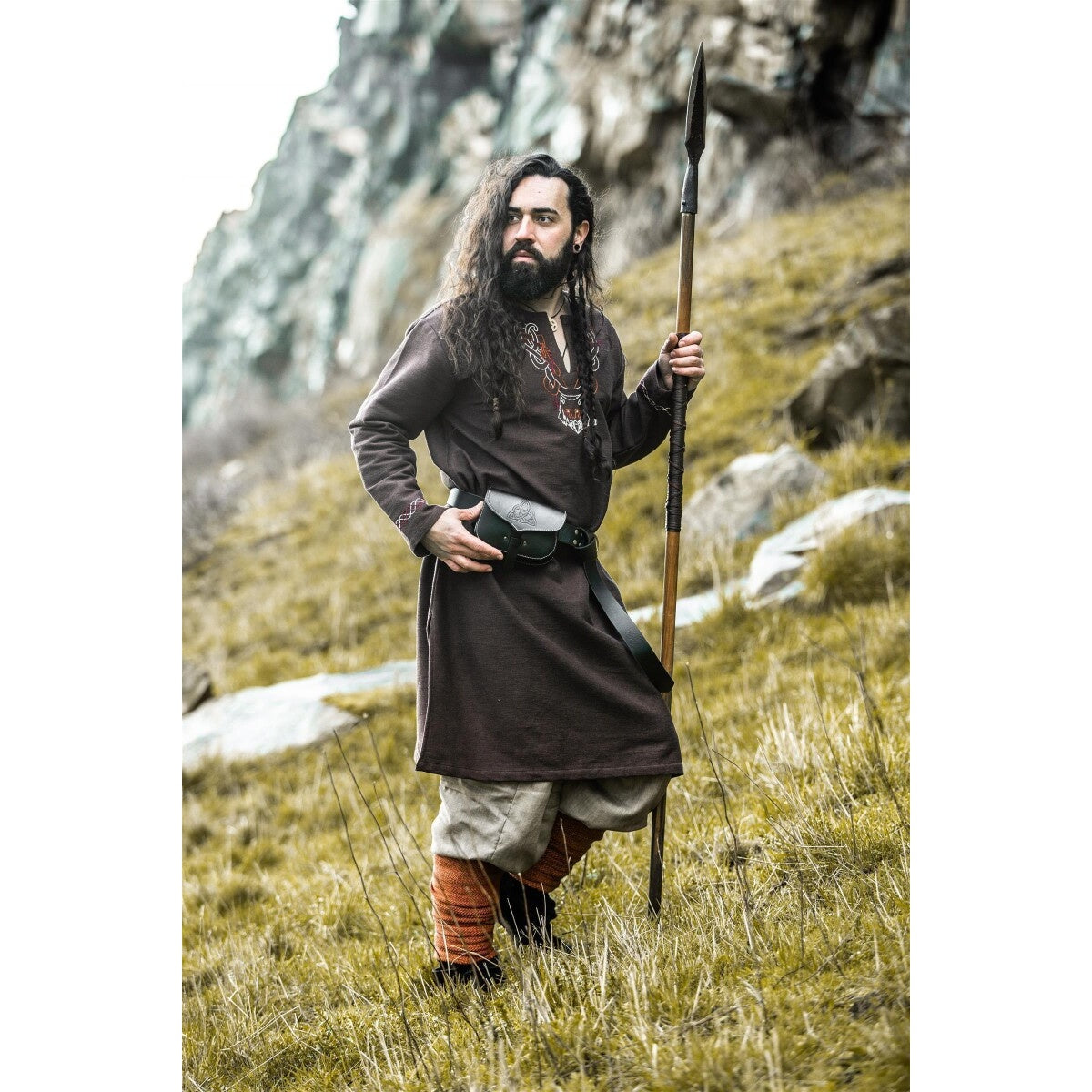 Produktbild Medeltida vikingatunika Freki brun