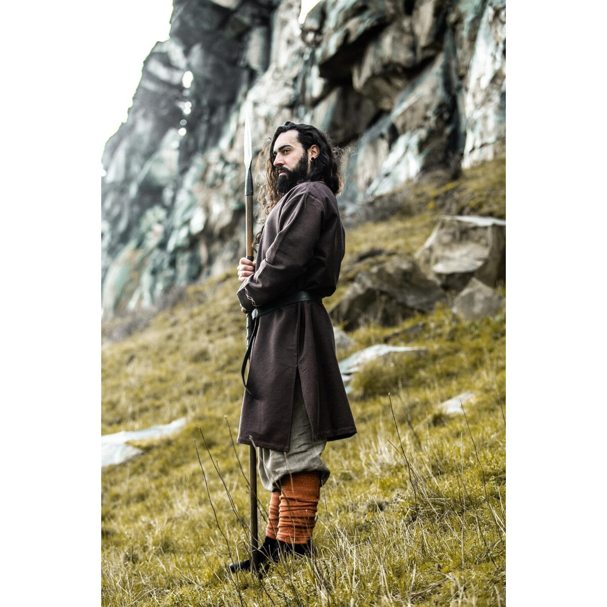 Produktbild Medeltida vikingatunika Freki brun
