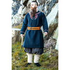 Produktbild Medeltida vikingatunika Snorri svart-röd