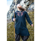 Produktbild Medeltida vikingatunika Snorri svart-röd