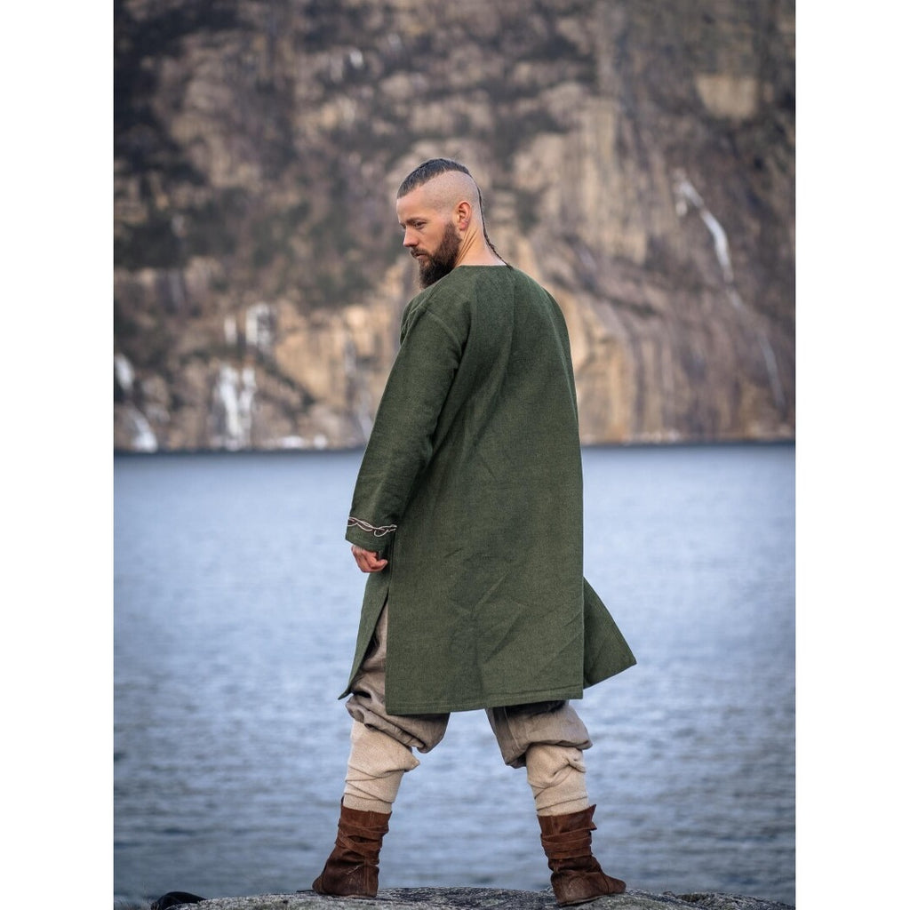 Produktbild Medeltida vikingatunika Snorri grön