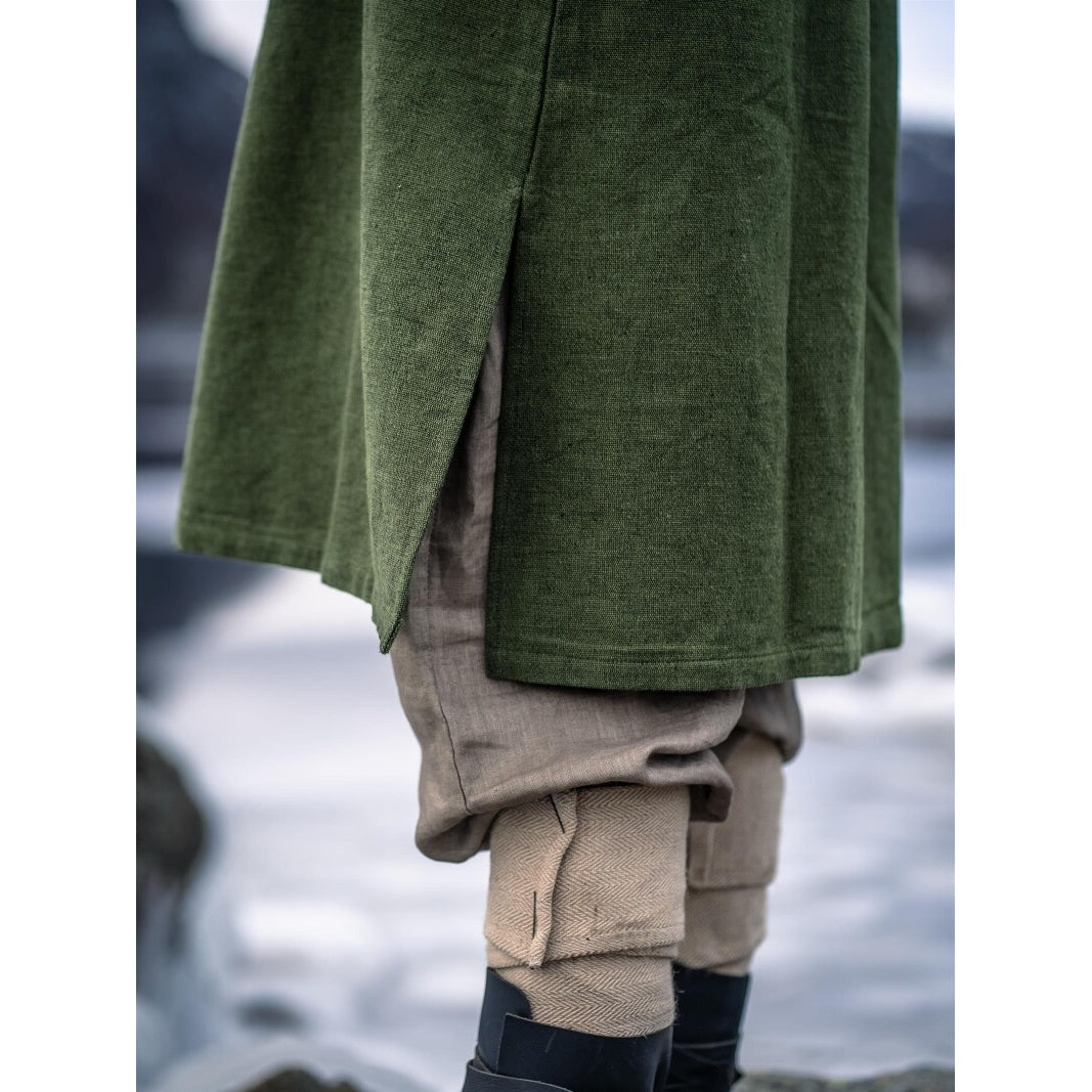 Produktbild Medeltida vikingatunika Snorri grön