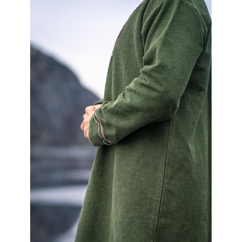 Produktbild Medeltida vikingatunika Snorri grön