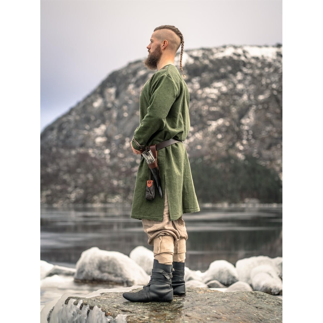 Produktbild Medeltida vikingatunika Snorri grön