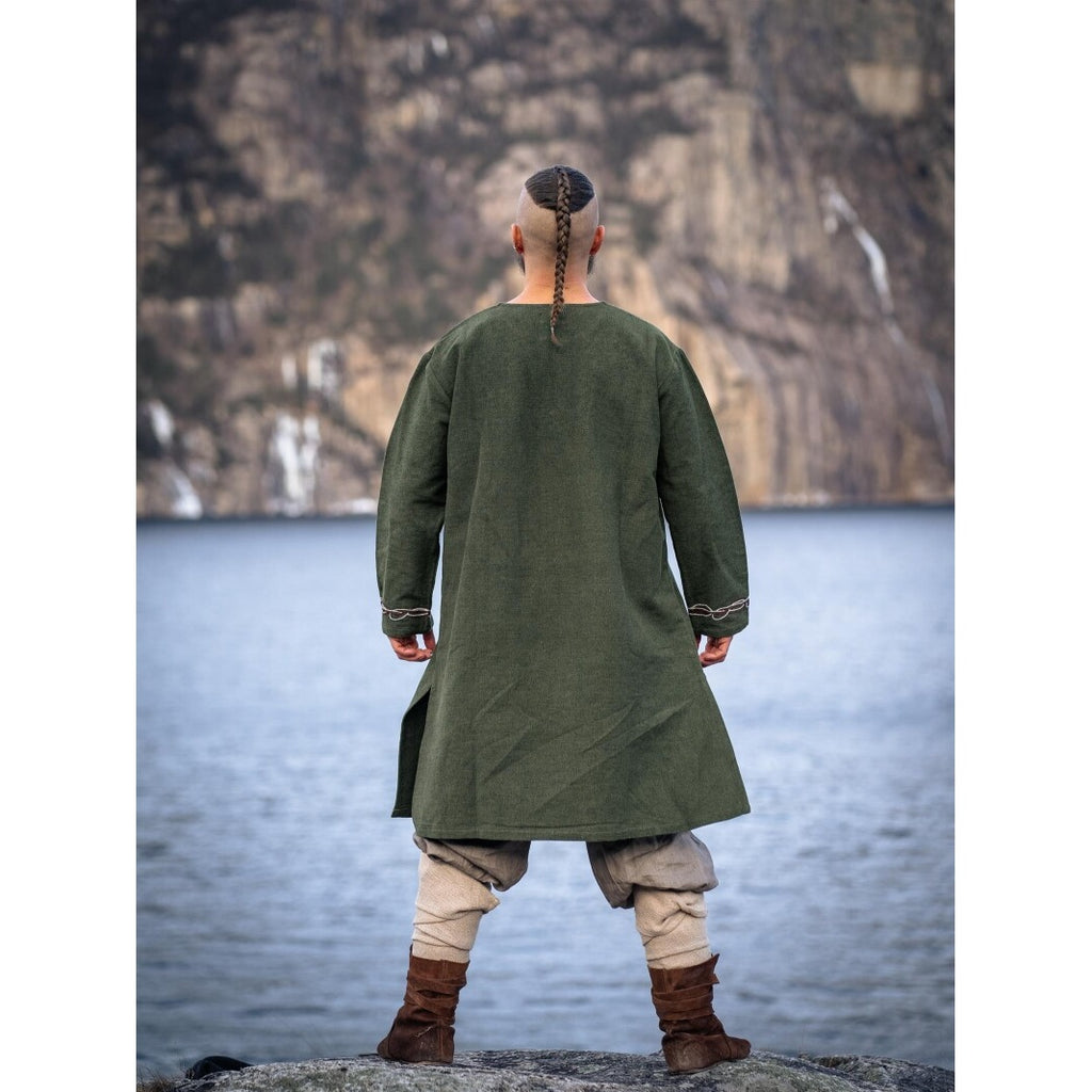 Produktbild Medeltida vikingatunika Snorri grön