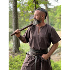 Produktbild Medeltida vikingatunikan Theobald kortärmad mörkbrun