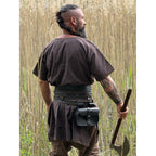 Produktbild Medeltida vikingatunikan Theobald kortärmad mörkbrun
