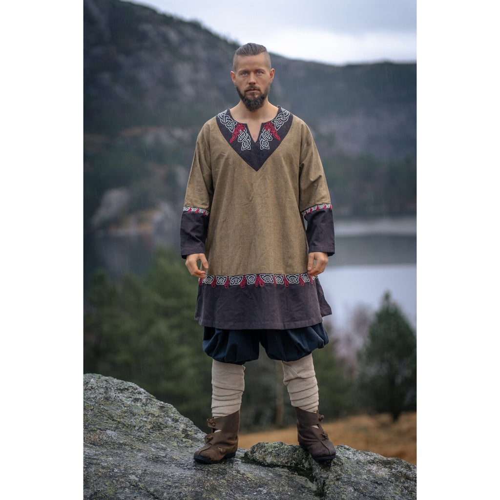 Produktbild Medeltida vikingatunika Freydis sand