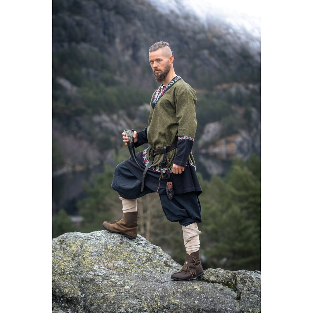 Produktbild Medeltida vikingatunika Freydis oliv