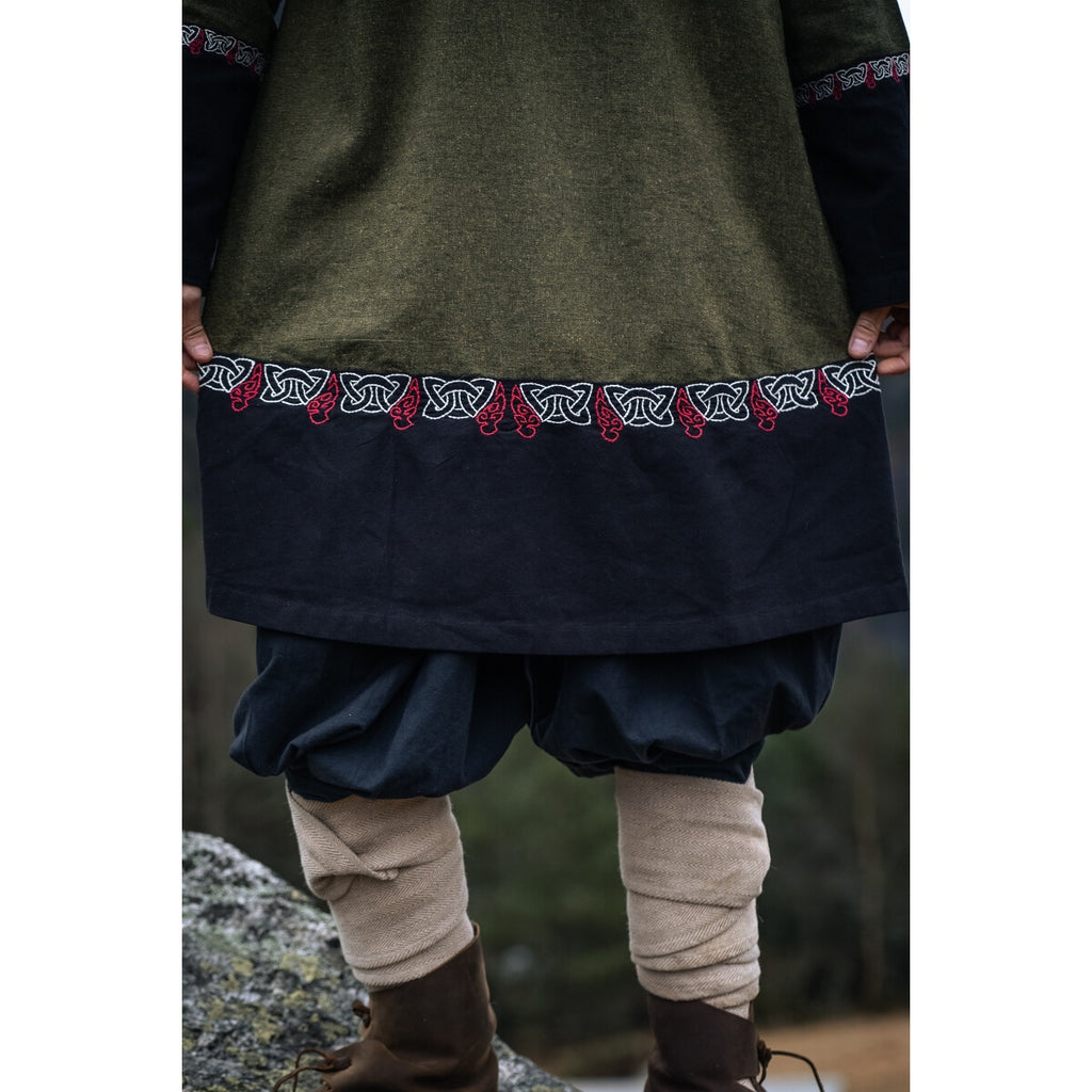Produktbild Medeltida vikingatunika Freydis oliv