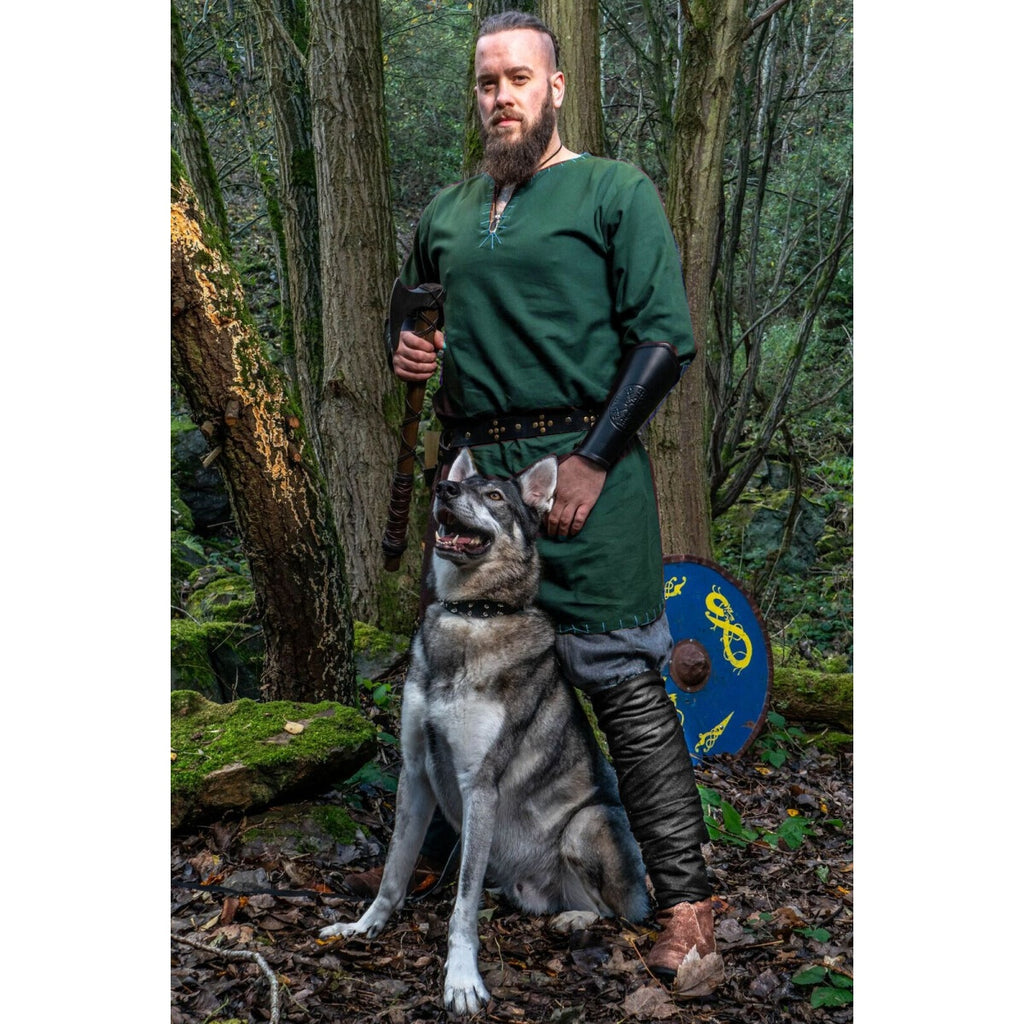 Produktbild Medeltida vikingatunika Erwin grön