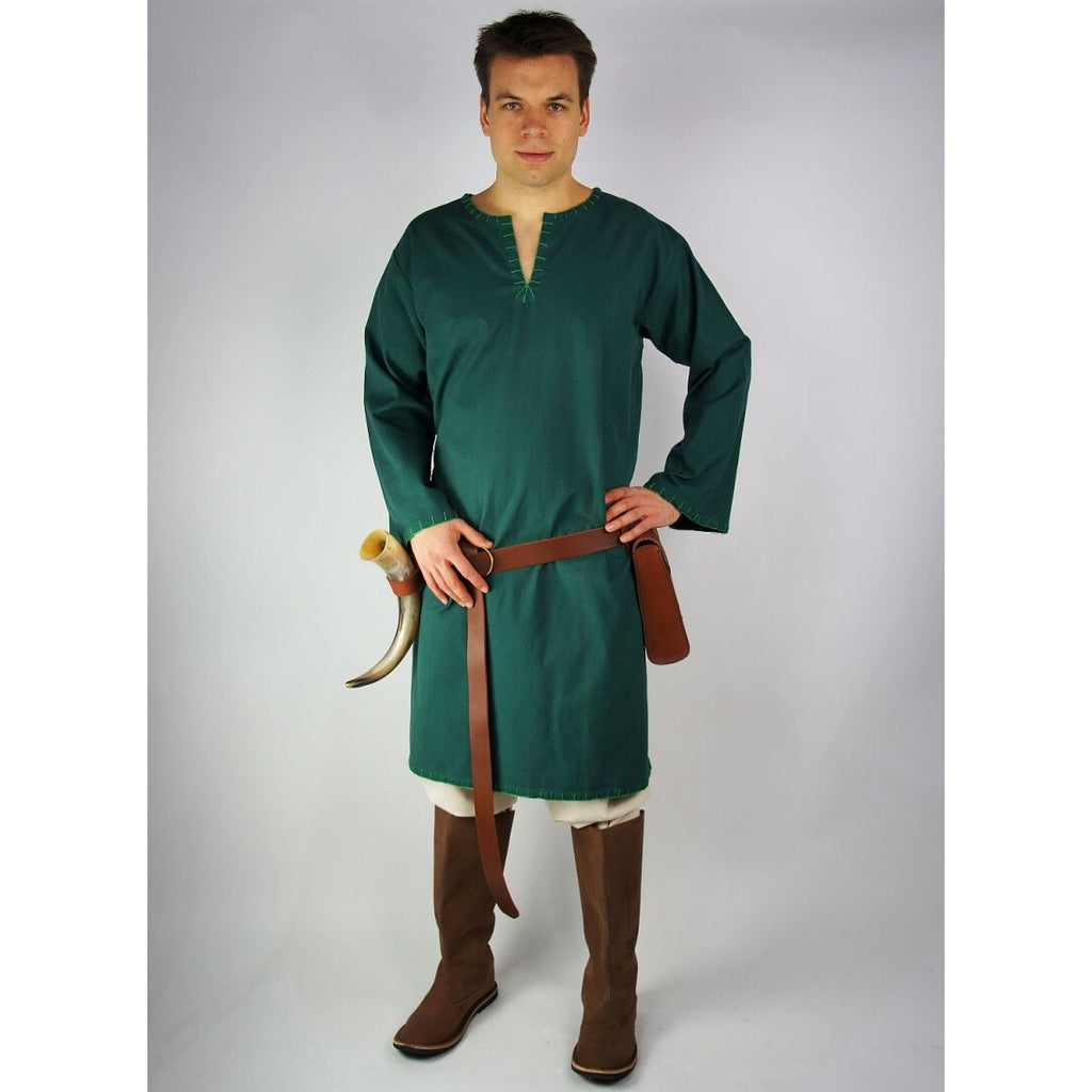 Produktbild Medeltida vikingatunika Erwin grön