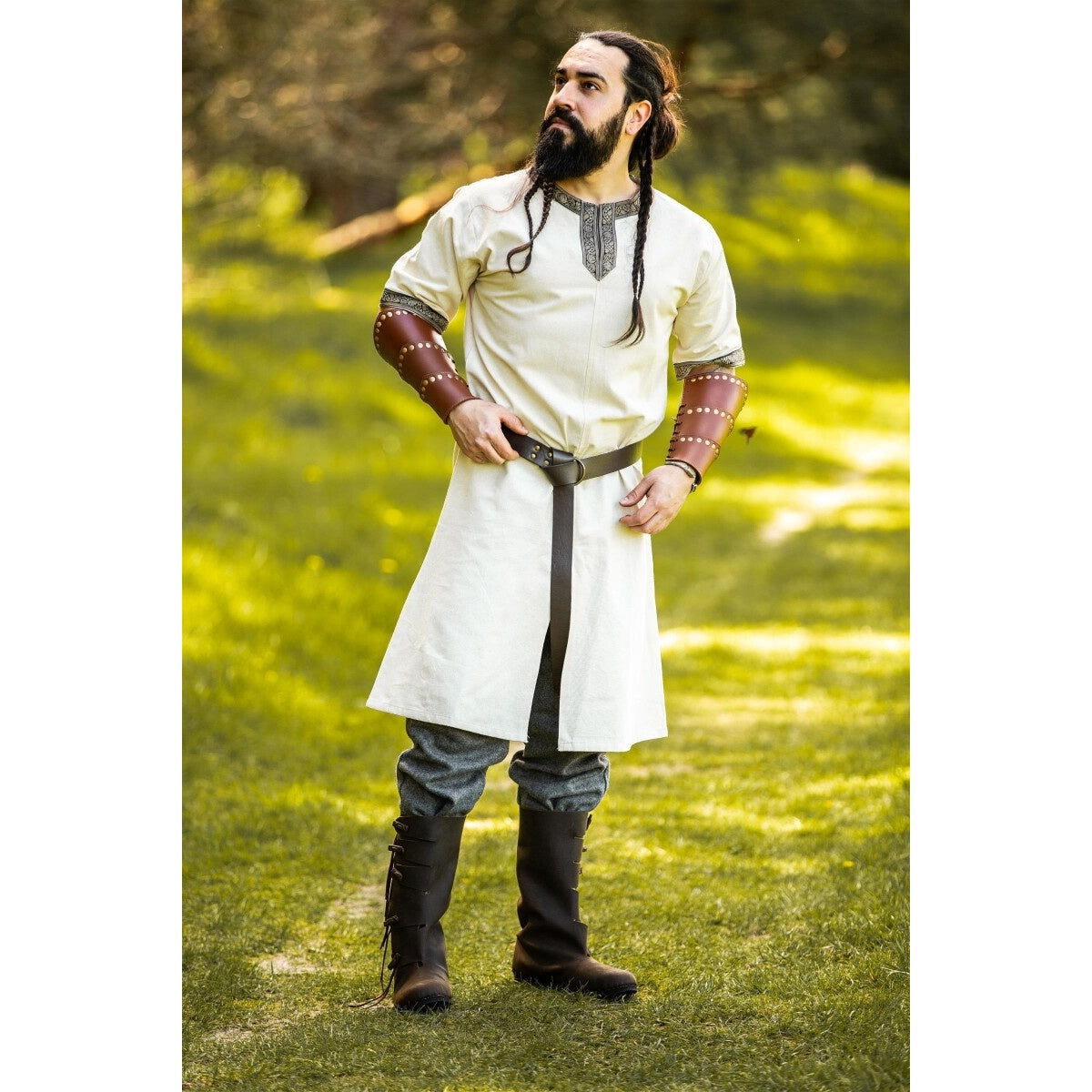 Produktbild Medeltida kortärmad tunika Richard beige