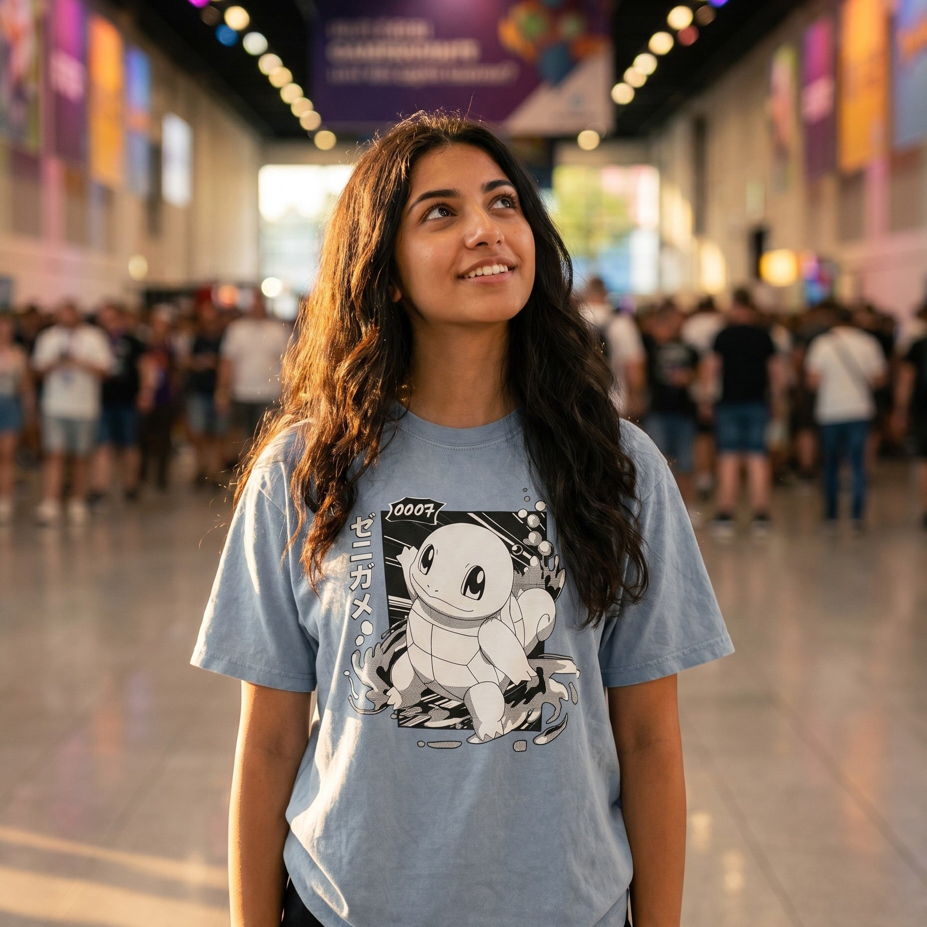 Produktbild Pokémon - Squirtle Katakana Vintage T-shirt