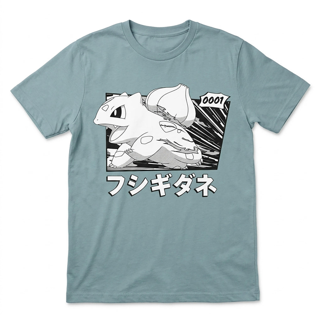 Produktbild Pokémon - Bulbasaur Katakana Vintage T-shirt