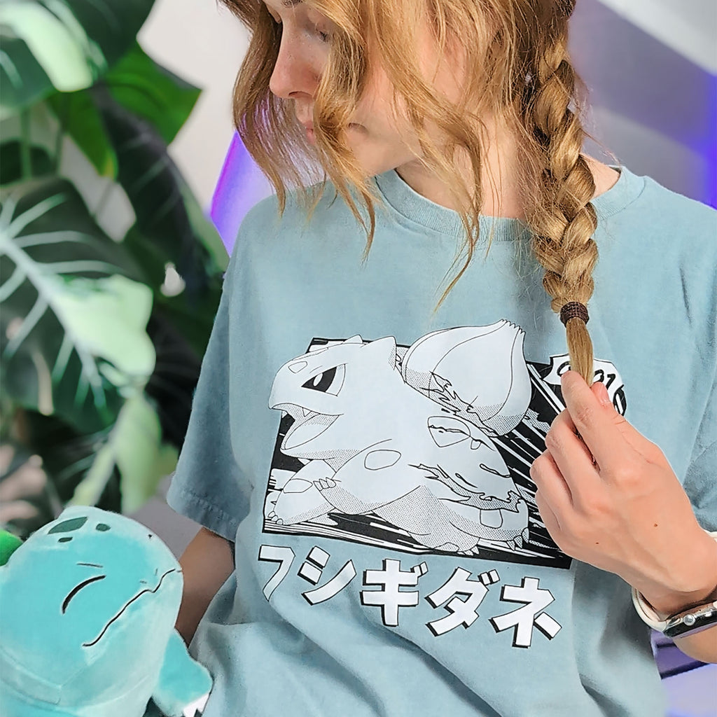 Produktbild Pokémon - Bulbasaur Katakana Vintage T-shirt