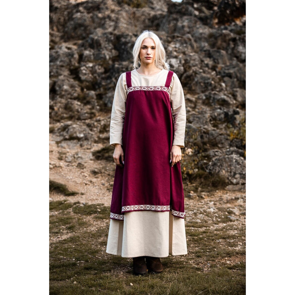 Produktbild Medeltida överklänning Halla röd