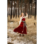 Produktbild Medeltida vikingaöverklänning Alena röd