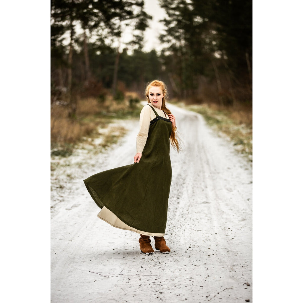 Produktbild Medeltida vikingaklänning Alena grön