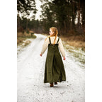 Produktbild Medeltida vikingaklänning Alena grön