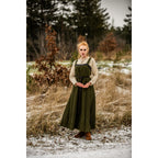Produktbild Medeltida vikingaklänning Alena grön